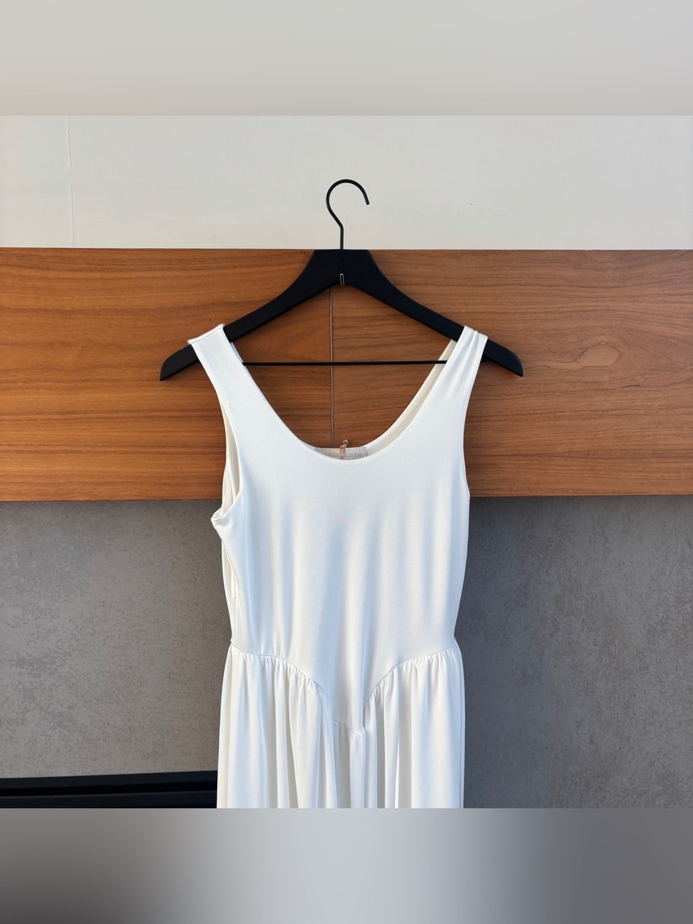NWT SIERRA DARIEN DRAPED MAXI DRESS WITH SCULPTURAL SKIRT AND SIDE SLIT, SIZE S - Picture 6 of 13